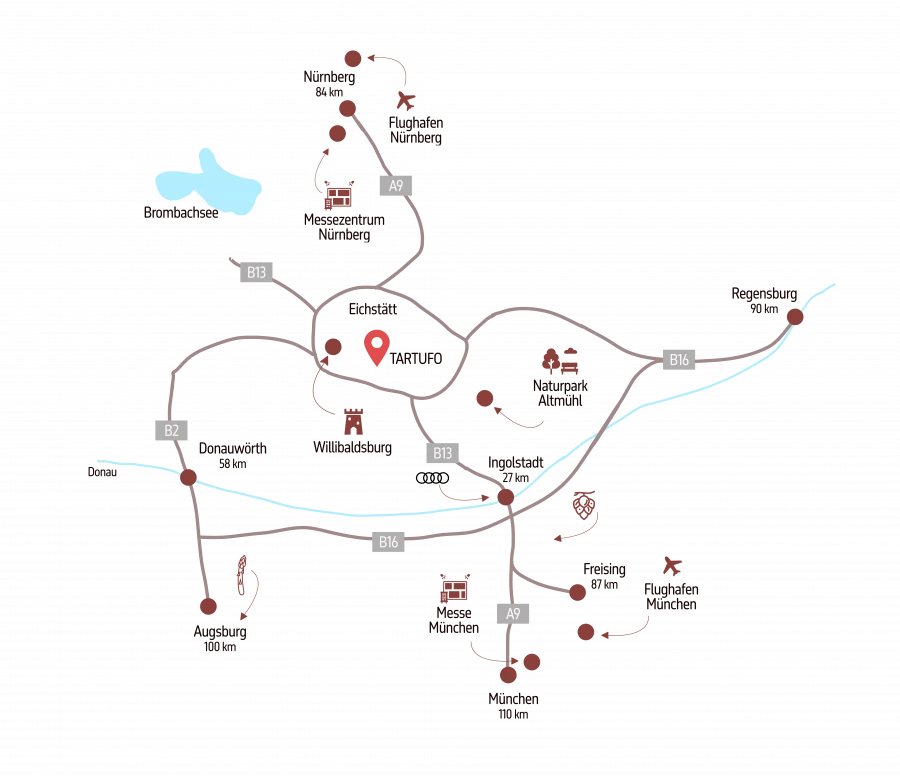Map Tartufo